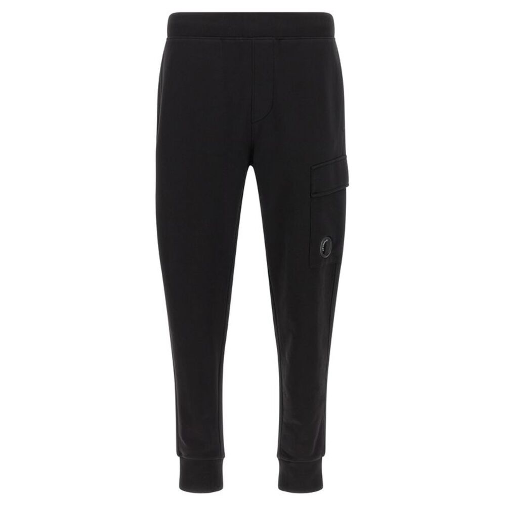 C.P. Company Men 'Diagonal Raised Fleece' Pants With Lens Detail